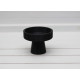 Ribbed Black Vase =24.00 USD