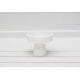 Textured White Vase =21.00 USD