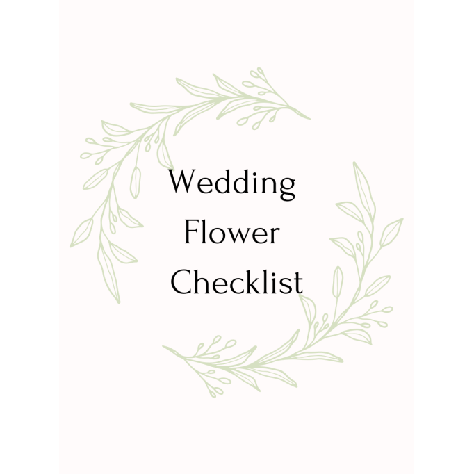 Wedding Flower Checklist: What Floral Items You Actually Need