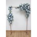  Flower arch arrangement in dusty blue white colors.  Arbor flowers. Floral archway. Faux flowers for wedding arch. 0508