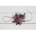  Wedding boutonnieres and wrist corsage  in mauve blush pink  color theme. Flower accessories. 0503