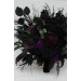 Black, Green & Purple Gothic Moody Bridal and Bridesmaid Bouquets