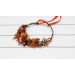 Terracotta, Rust & Orange Flower Crown Hair Wreath
