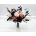 Mini Bouquets for Vases in Dusty Rose, Black, Cinnamon & White