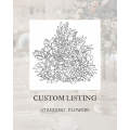 Custom Standing Flowers for Wedding Aisle and Ceremony