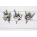 Lavender, White & Lilac Wedding Boutonnieres