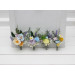 Yellow, Ivory, Dusty Blue & Lavender Wildflower Boutonnieres