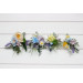 Yellow, Ivory, Dusty Blue & Lavender Wildflower Boutonnieres