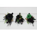 Moody Forest Green, Black & Gold Gothic Wedding Boutonnieres
