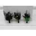 Moody Forest Green, Black & Gold Gothic Wedding Boutonnieres