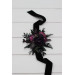 Wrist Corsage in Black, Purple & Magenta Colors