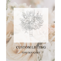 Custom Toss Bouquet 7"