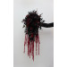 Moody Burgundy, Purple & Black Cascading Bouquet with Amaranth