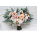 Pastel Wildflower Bridal and Bridesmaid Wedding Bouquets