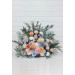 Pastel Wildflower Standing Arrangement for Wedding Ceremony
