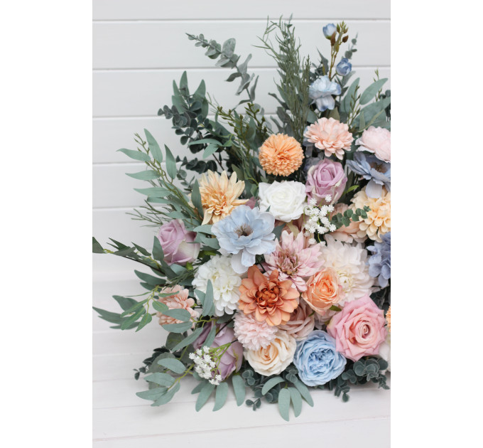 Pastel Wildflower Standing Arrangement for Wedding Ceremony