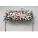 Pastel Wildflower Flower Arch Arrangement for Wedding