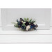 Plum, Ivory & Navy Blue Wedding Flower Comb