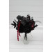 Dramatic Burgundy, Black & Purple Mini Bouquet with Amaranth