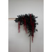 Dramatic Burgundy, Black & Purple Arch Flowers with Amaranth