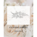 Custom Flower Belt for Wedding Dresses