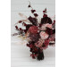 Dusty rose, burgundy, purple and pink bridal & bridesmaid bouquets