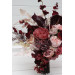 Dusty rose, burgundy, purple and pink bridal & bridesmaid bouquets