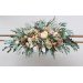 Flower Arch Arrangement in Champagne & Ivory | Faux Floral Archway for Wedding