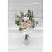 Mini Wedding Centerpieces in Blush Pink, White and Beige