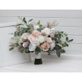 Bridal Bouquet in Blush Pink, White and Beige Tones