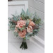 Wedding Bouquet Set in Sage Green and Dusty Rose