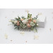 Wedding Hair Combs in Sage Green and Blush Pink