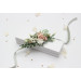 Wrist Corsage in Sage Green and Blush Pink for Prom or Wedding