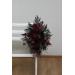Burgundy Standing Flowers for Wedding Aisle Decor