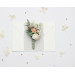 Wedding Boutonnieres in Sage Green and Blush Pink
