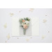 Wedding Boutonnieres in Sage Green and Blush Pink
