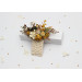 Wedding Boutonnieres in Mustard, Gold, Ivory and Yellow.