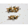 Wedding Hair Combs in Mustard, Gold, Ivory and Yellow