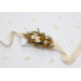 Wedding Floral Sash in Mustard, Gold, Ivory and Yellow