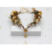 Elven Flower Crown in Mustard, Gold, Ivory and Yellow