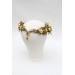 Elven Flower Crown in Mustard, Gold, Ivory and Yellow