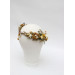 Elven Flower Crown in Mustard, Gold, Ivory and Yellow