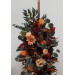 Flower Arch Arrangement in Burgundy, Orange, Rust & Brown