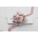 Lilac & Blush Pink Floral Wrist Corsage for Prom and Weddings