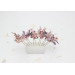 Set of 6 Lilac & Blush Pink Floral Hair Pins for Bridal Hairstyles