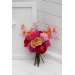 Orange Magenta Pink Red Mini Bouquet Centerpiece | Kochetova Flowers