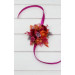 Orange, Magenta, Pink & Red Floral Wrist Corsage for Weddings