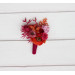 Orange, Magenta, Pink & Red Wedding Boutonnieres in Regular and Pocket Styles