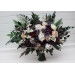 Bridal and Bridesmaid Wedding Bouquets in Purple, Blush Pink, Beige & Ivory