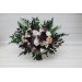Bridal and Bridesmaid Wedding Bouquets in Purple, Blush Pink, Beige & Ivory